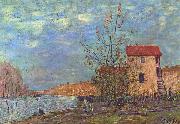 Alfred Sisley Der Loing bei Moret oil painting reproduction